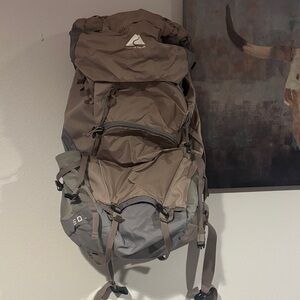Ozark Trail Brown and Gray Backpack